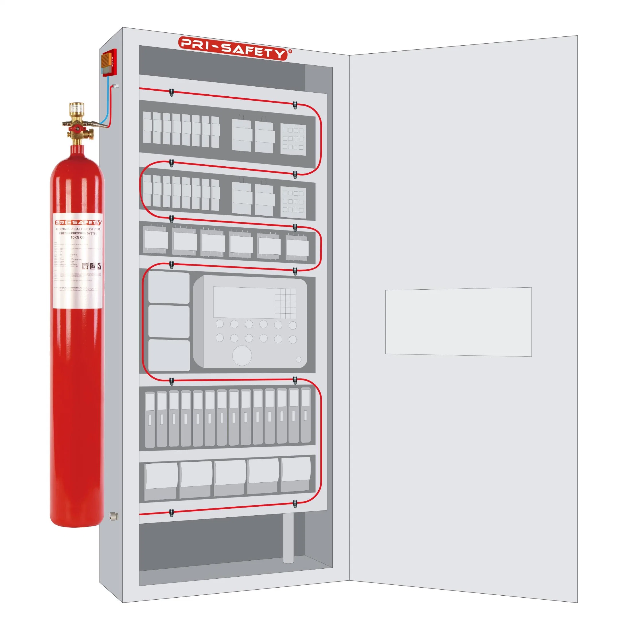 PRI-Safety Direct CO2 Automatische Brandunterdrückungsanlage vom Hersteller