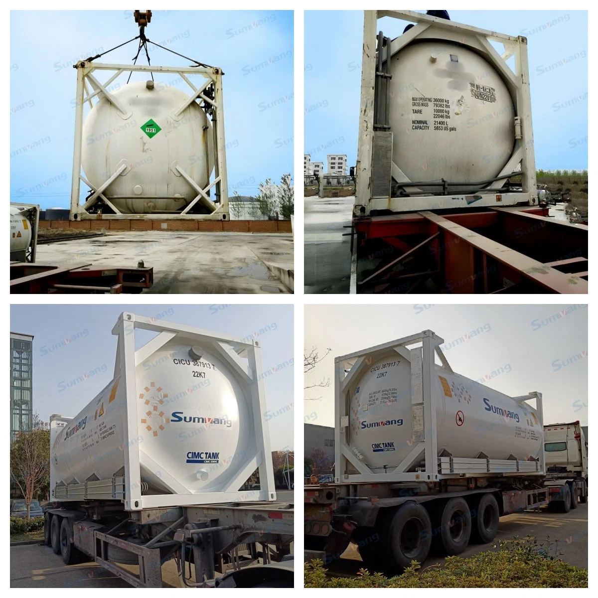 ISO Tank Container Factory Supply High Quality 99.9% Nitrous Oxide