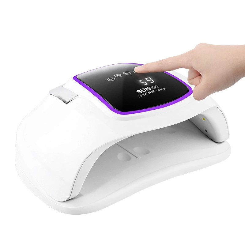 New 108W Power Sun Light UV LED Nail Lamp Double Hands Portable Automatic Sensor Nail Dryer Equipment OEM ODM