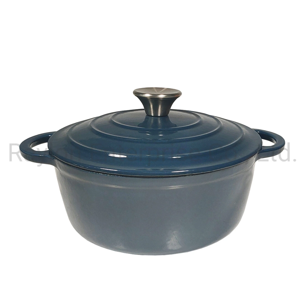 Esmalte de cocina cazuela de cocina utensilios de cocina Braising recubierto de Dutch Oven Potes