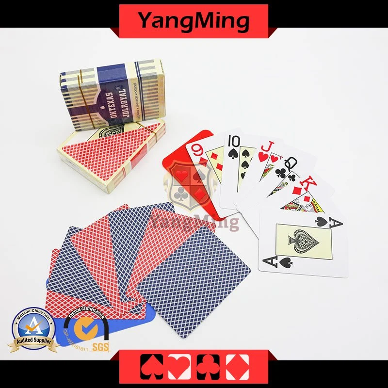Gambling Club 100% PVC Plastic Playing Cards Texas Scrub Characters Playing Card (YM-PC04)