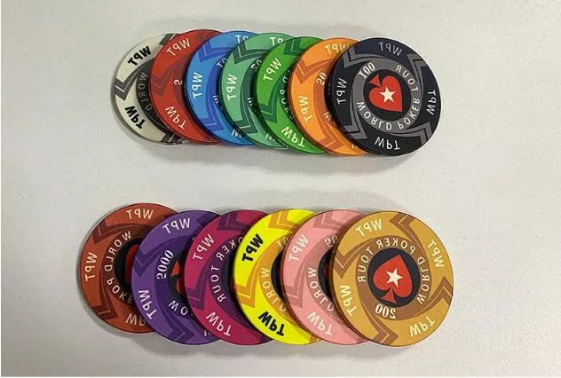 Fabricant de haute qualité de l'argile en céramique prix d'usine des jetons de poker