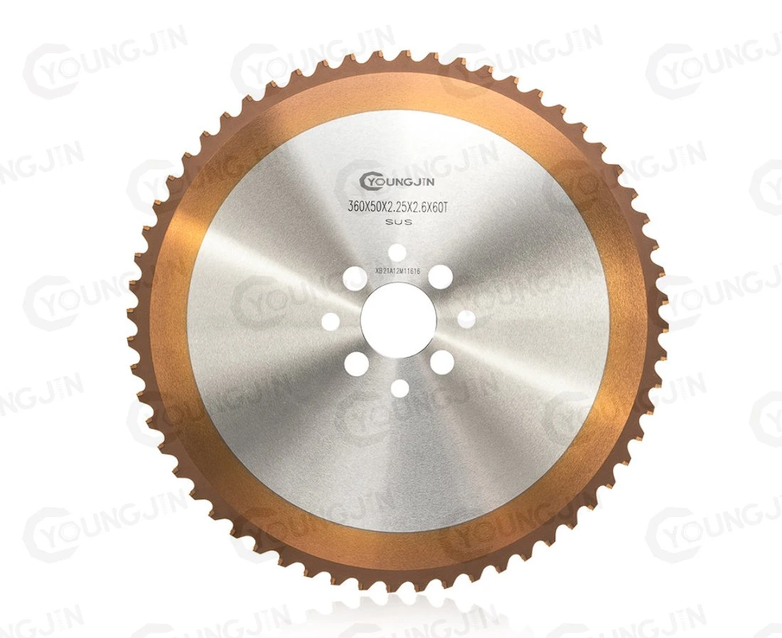 Metal Cutting Cold Cut Cermet Carbinde Alloy Circular Saw Blade for 304 316 Stainless Steel