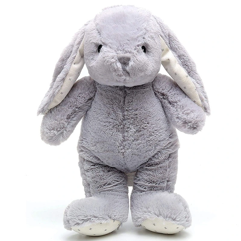 15cm Sitting Long Ears Infant Cuddly Plush Stuffed Animal Bunny Soft Toy for Baby