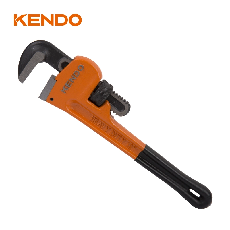 Kendo Pipe Wrench Easy and Rapid Setting of Pipe Diameter Using Scale on Hook