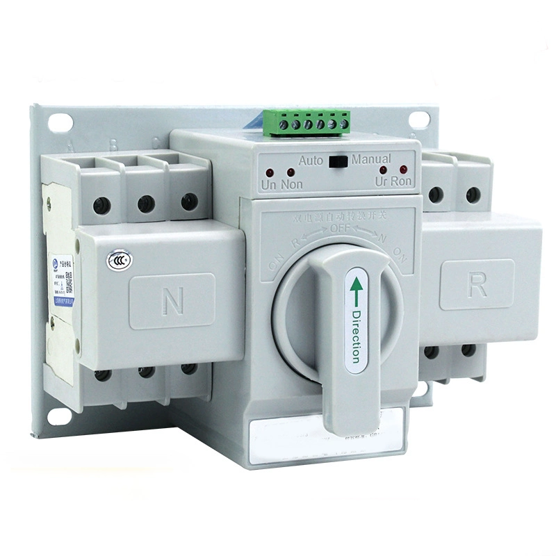 Mini CB 3 Phase Manual ATS Snq3-63A B ATS Double Power Source Automatic Transfer Switch