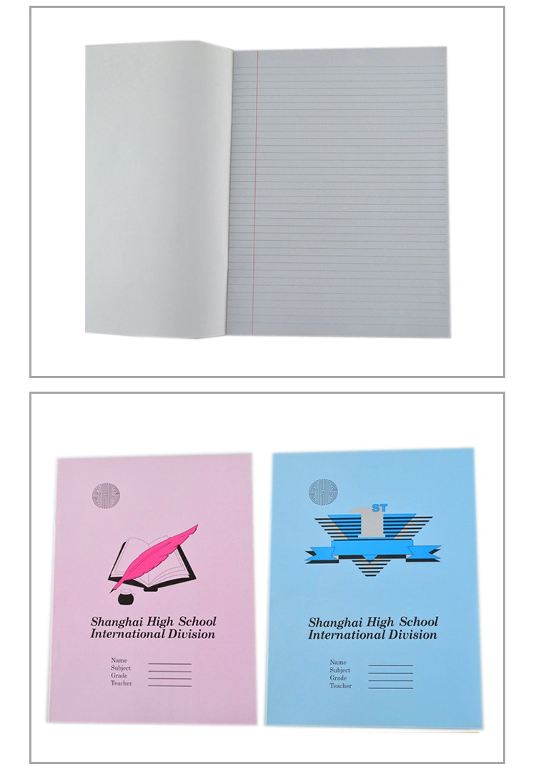 Cheap Staple Binding School Exercise Book Staple Stitch Students Notebook Cute Exercise Book