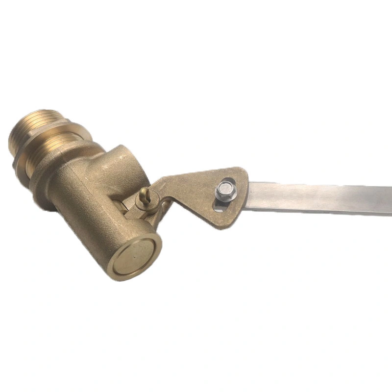 Adjustable Brass Float Valve Male Thread with Level Regulation and PVC Ball