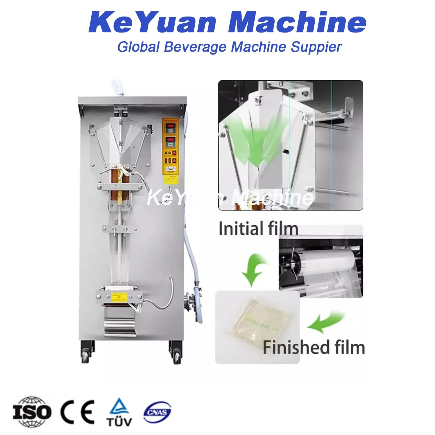 Automatic Drinking Pure Water Sachet Filling Packaging Machine