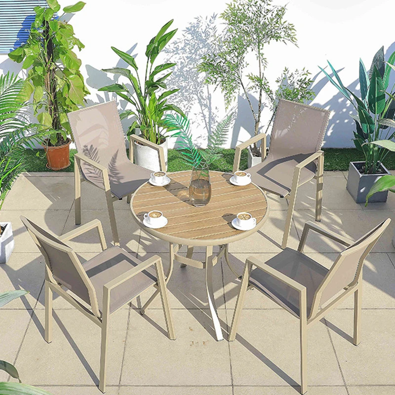 Hot Sell Cheap Steel Frame Bistro Chair Chair Mesh Garden Chair Outdoor Patio Table