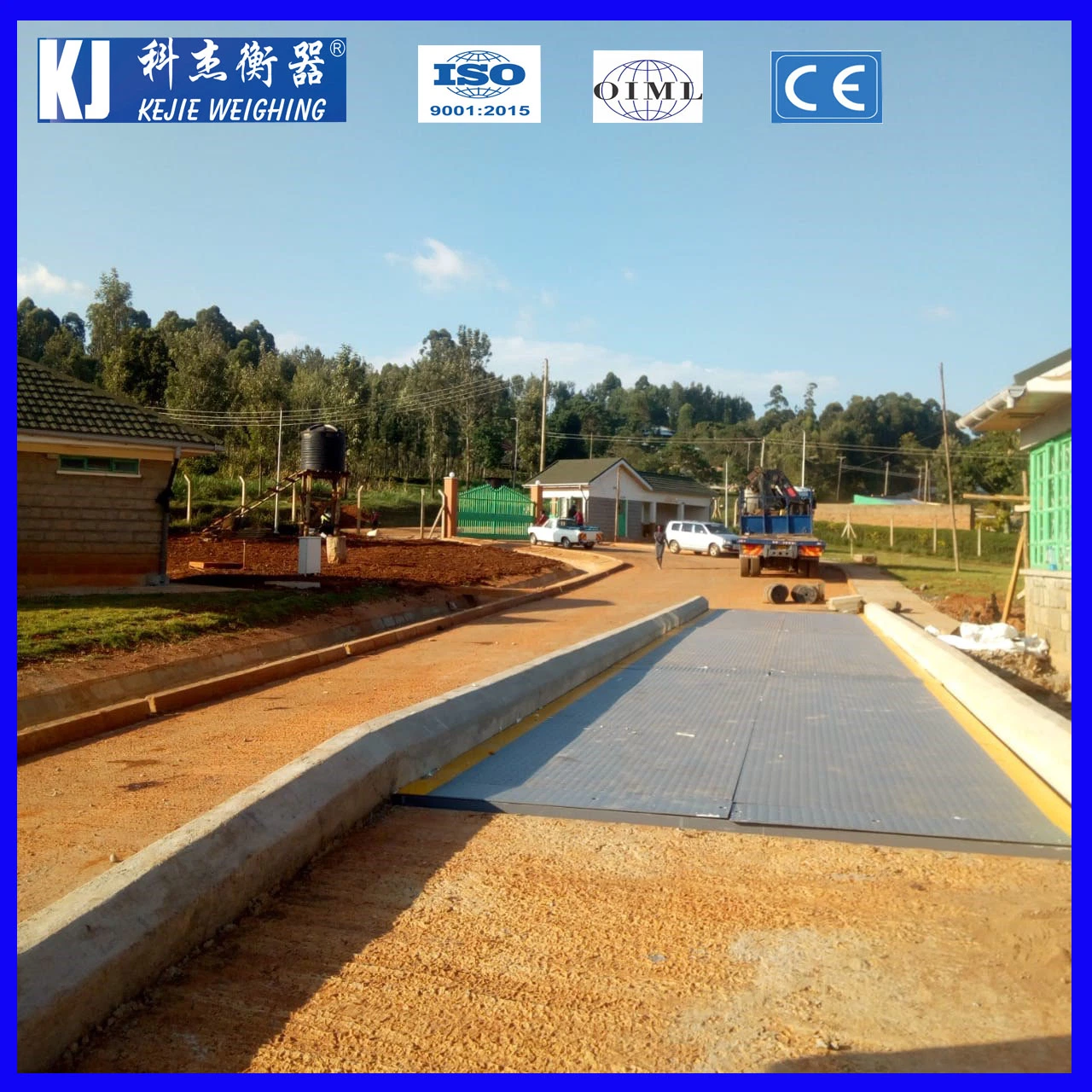 Scs 100t 3X 16/18/20/22/24m Heavy Duty Portable and Modular Weighbridge/Truck Scale with Weighing Controller From China Kejie for Industrial Truck Weighing