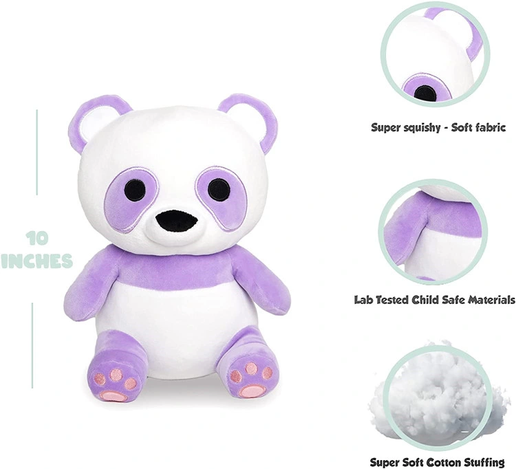 La moda de bebé lindo panda de peluche Osito de peluche mascota personalizada