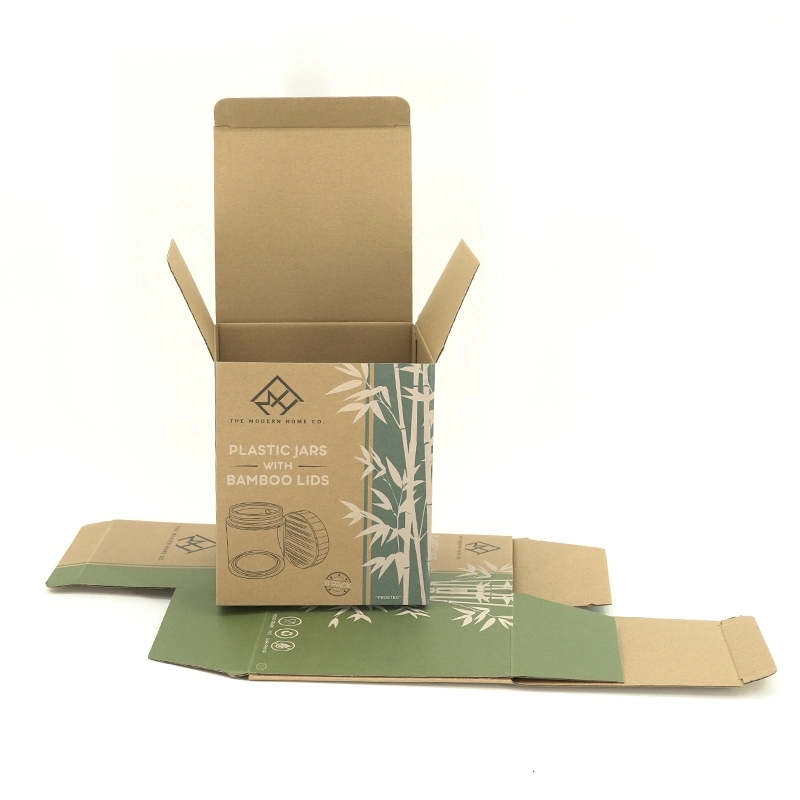 Recycled Brown Corrugated Cardboard Paper Durable Auto Lock Bottom Packing