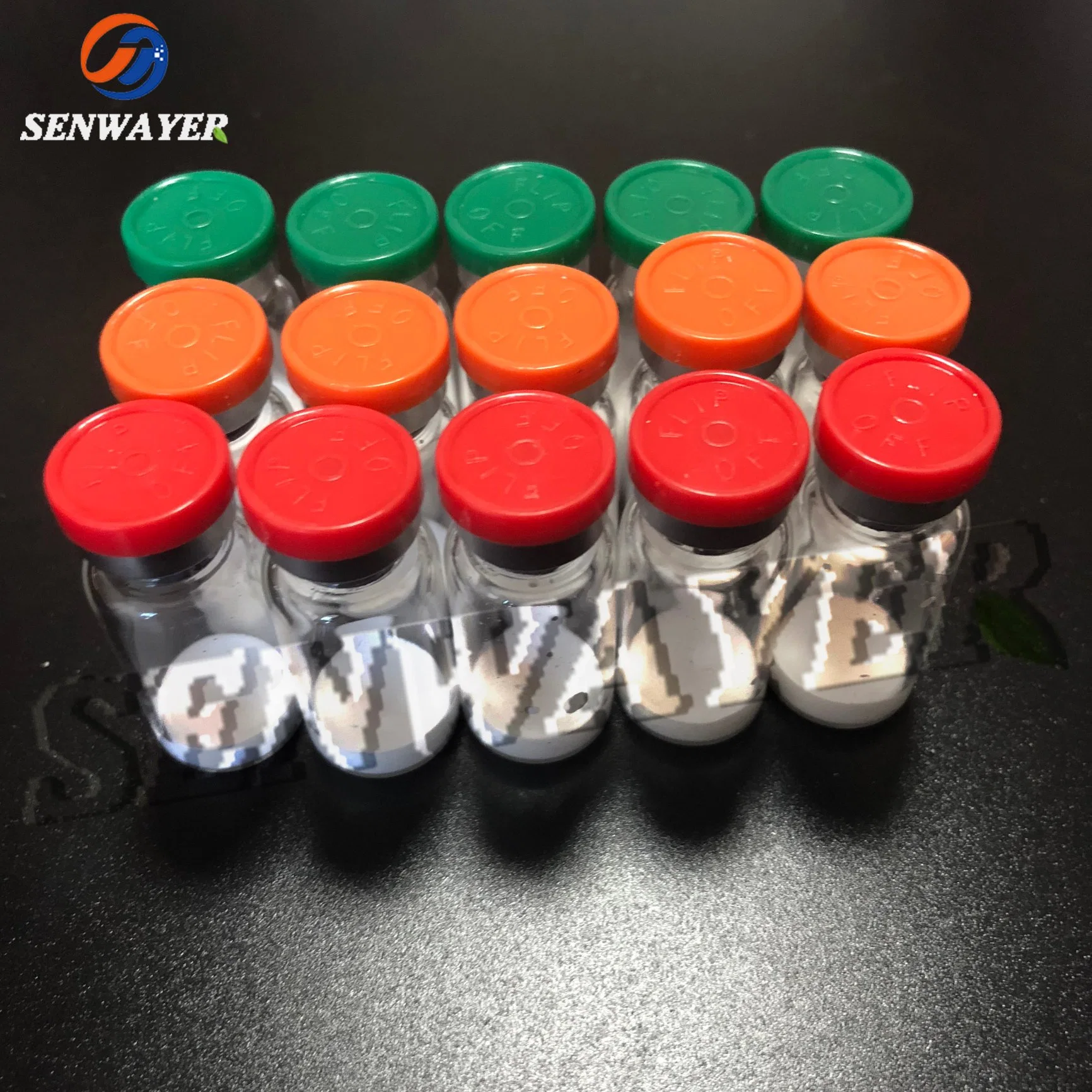 Hot Sale Peptides GLP-1 Kpv Ghk-Cu Thymalin Semax Mots-C Epithalon Melanotan II Tirzepatide Ll 37/Sermaglutide Adipotide Senwayer in Vials/Raw Powder