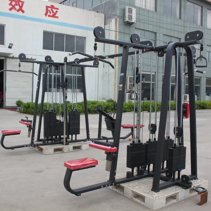 Commercial Gym Fitness Best Selling Factory Fitness Equipment Multi Jungle 8 Stations (AXD5081)