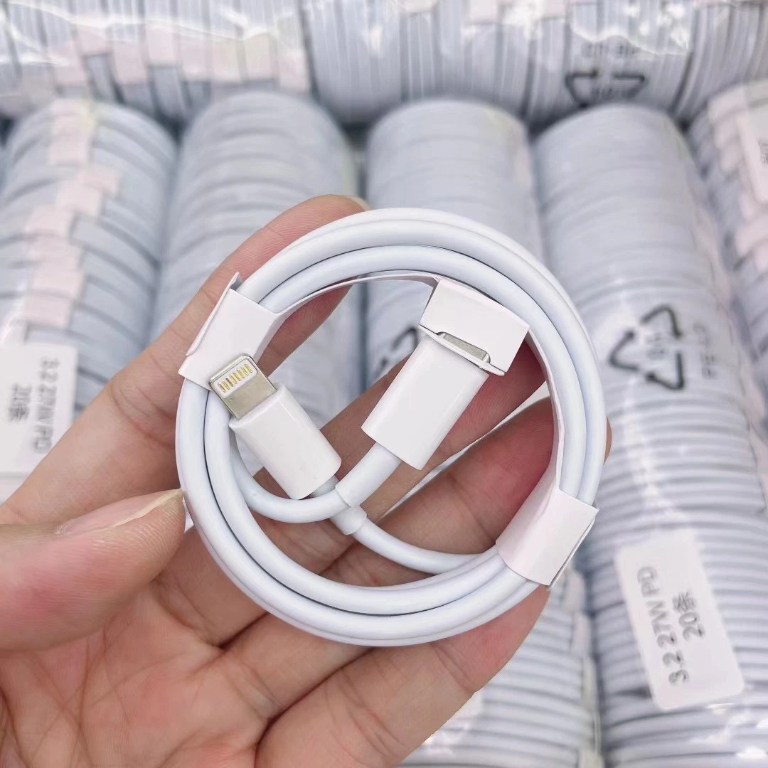 Factory Price White 3FT Charging USB Cable for iPhone 12 Fast Charge PVC USB Cable for iPhone