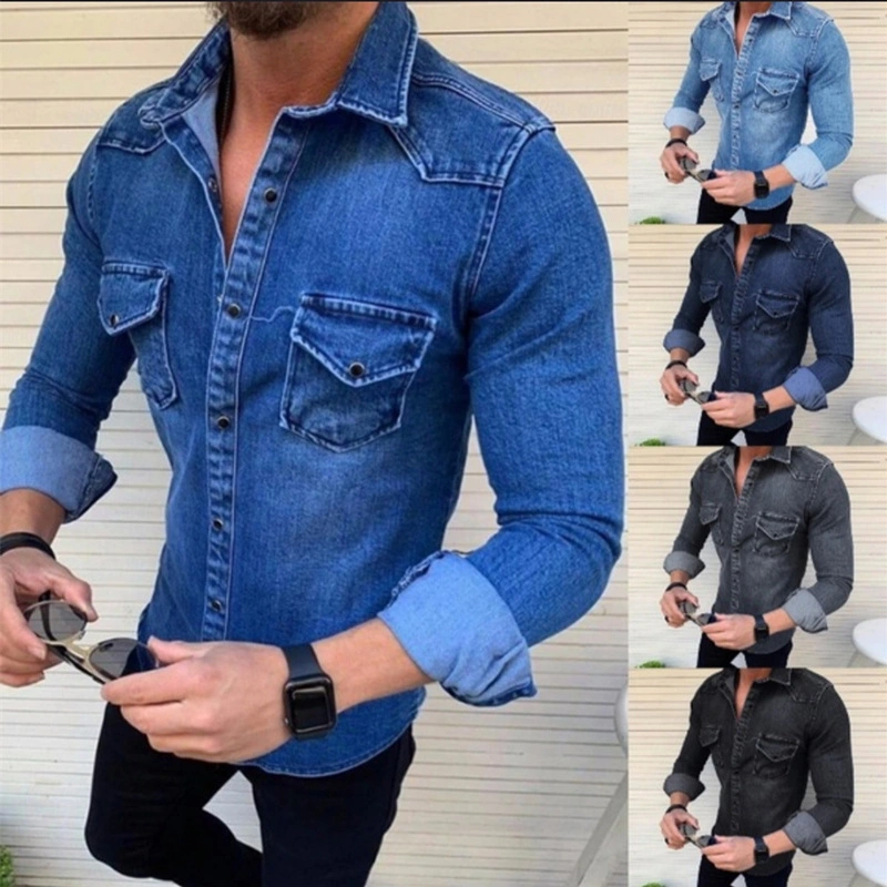 New Commodity Fall Autumn Bodycon Men Cool Jacket Clothing Casual Jackets Men Denim Jackets