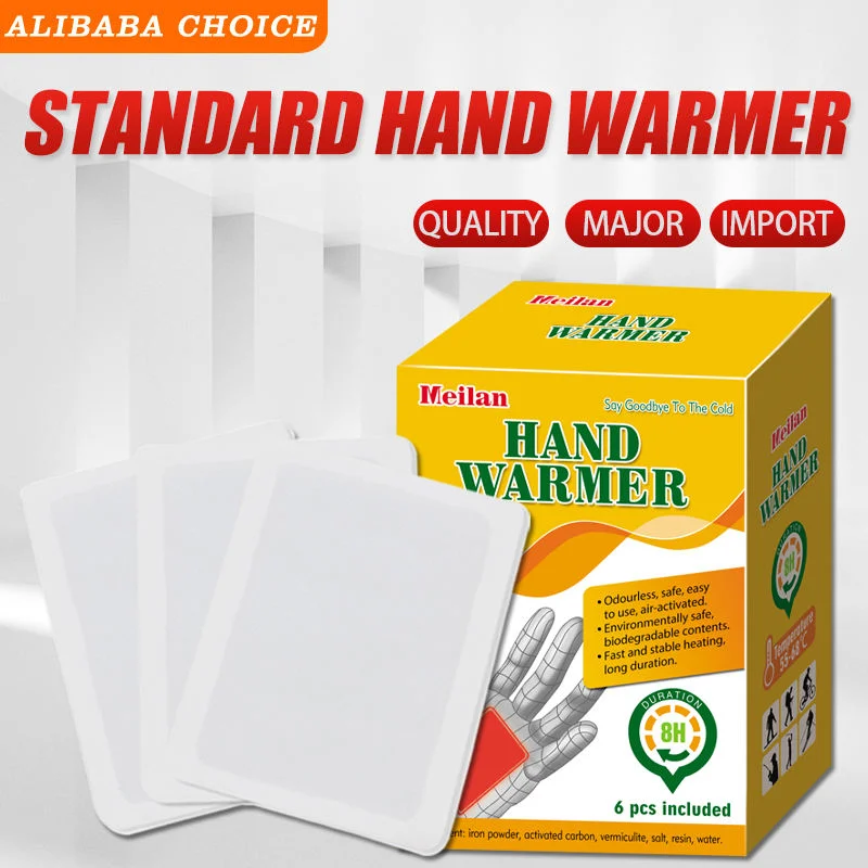 Disponible a granel o en 6pzas /verificación instantánea de cálidos mano Pack