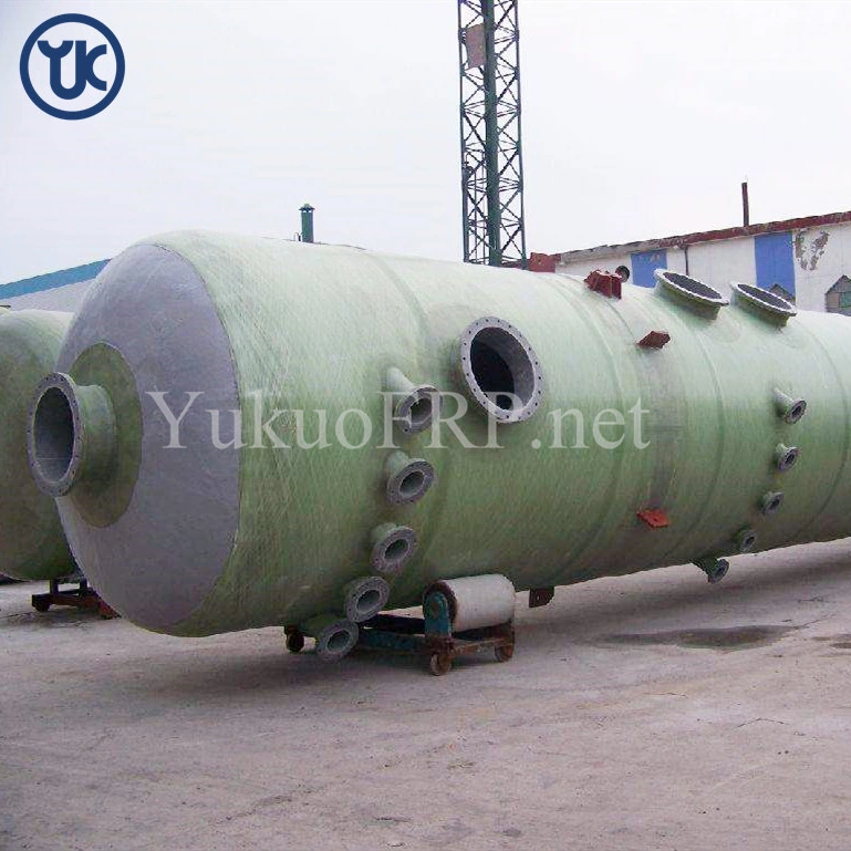 High Quality Wear Resistant FRP Round Container GRP Container Chemical Industry