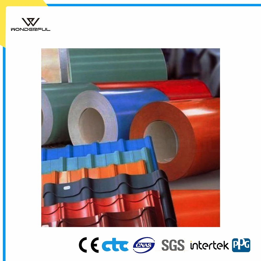 Paint Steel Corrugated Sheet PE/PVDF UV Resistant Project