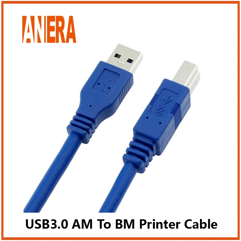 Anera High Speed 5gbps Standard Date Cable USB3.0 Type a Male to Type B Male Printer Cable 3m