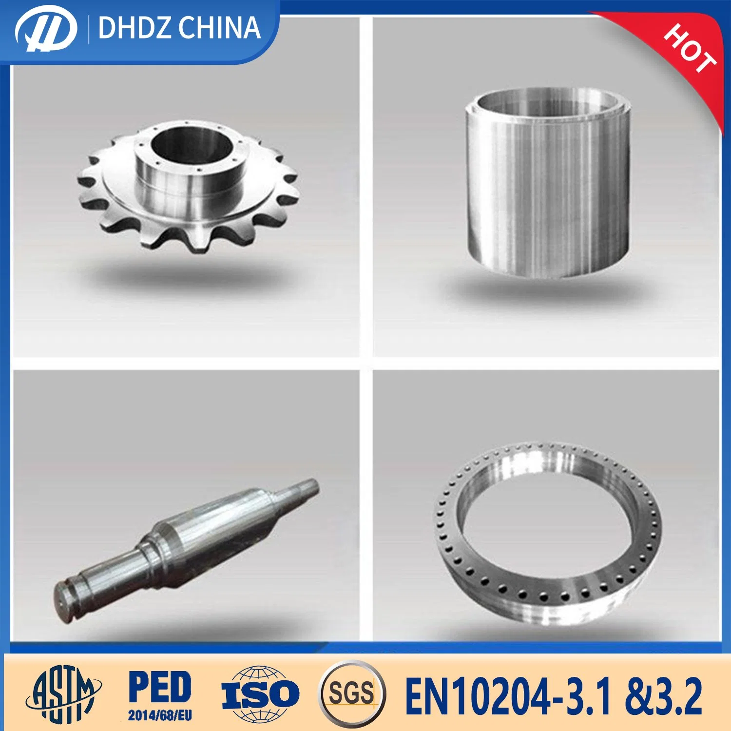 Heavy Duty Hot Forging Parts Open Forging Parts for Machines