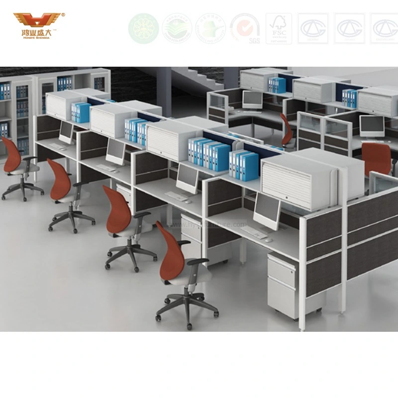 Green Wall Round Shape Office Workstation Modular Furniture (HY-234)