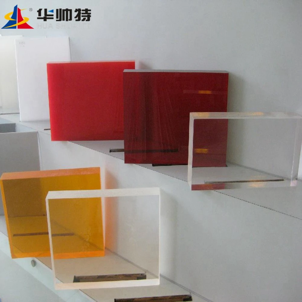 Huashuaite 1220X2440 1220X1830 2000X3000mm Acrylic Acrilico Plastic Glass Sheet