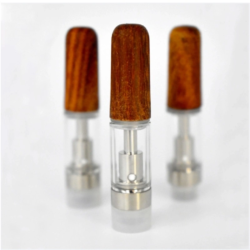 Wholesale/Supplier Custom 510 Thread G5 Wood Drip Tip 0.5ml 1ml 316 Stainless Steel Disposable/Chargeable Vape Pen Cartridge