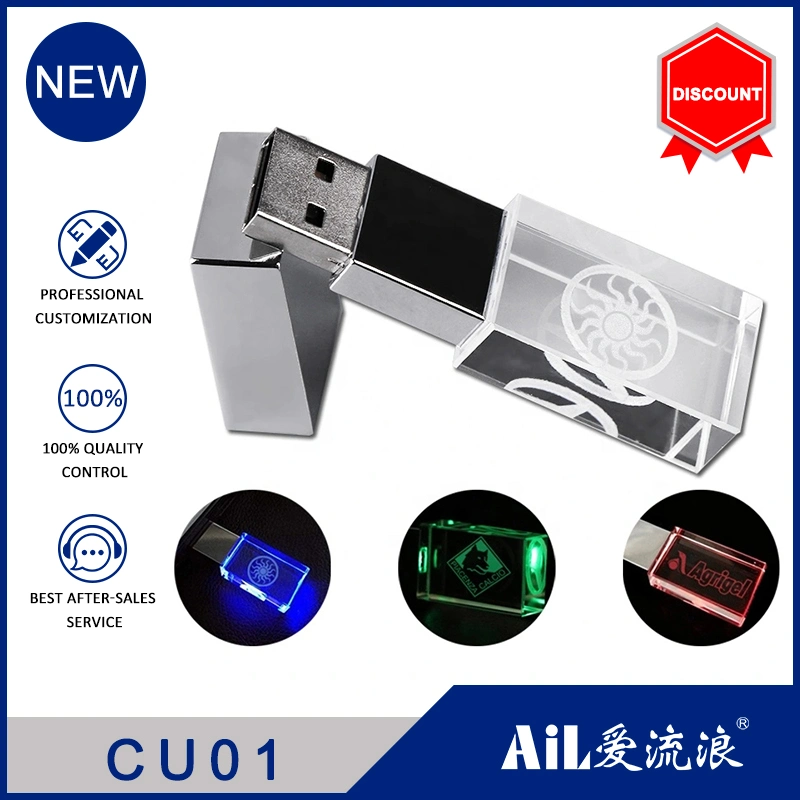 Logotipo personalizado USB Flash Drive USB 2.0 Flash de alta velocidad de 64GB Pen Drive 8GB 16GB 32 GB 128 GB USB 3.0 de Metal Pendrive