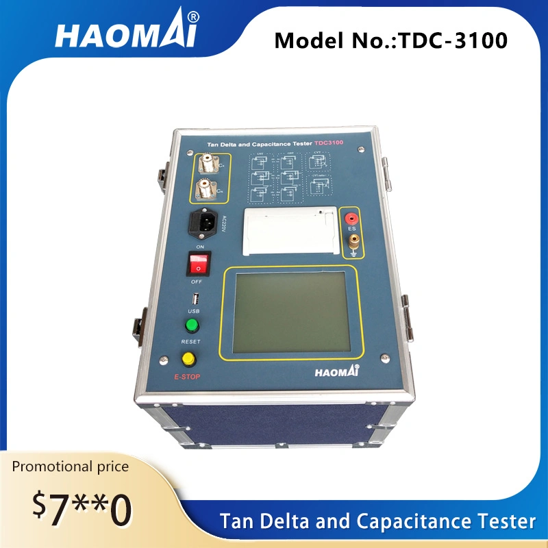 Prueba de factor de potencia tan Delta del transformador estándar IEC