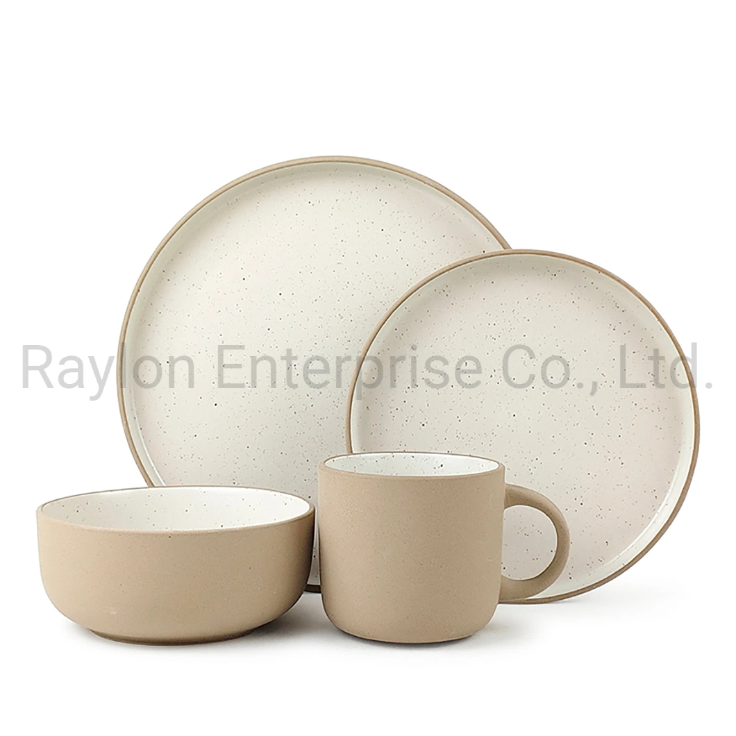 Bespoke Designs Dining Plates Ceramic Porcelain Dinner Dinnerware Set Plain Plates Sets