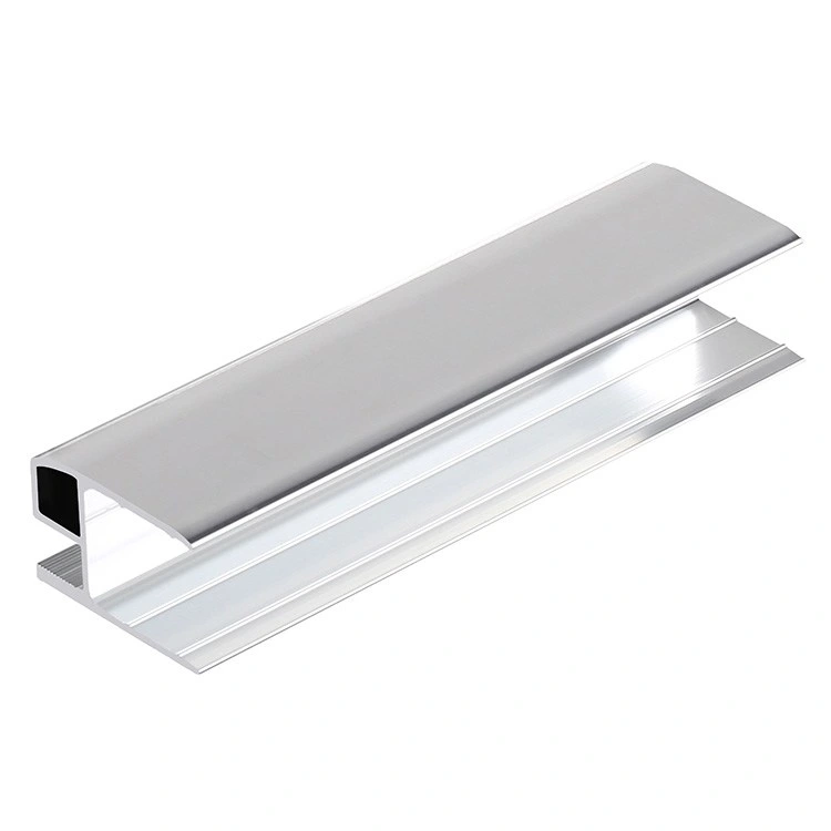 Profil en aluminium en chrome standard de la salle de douche