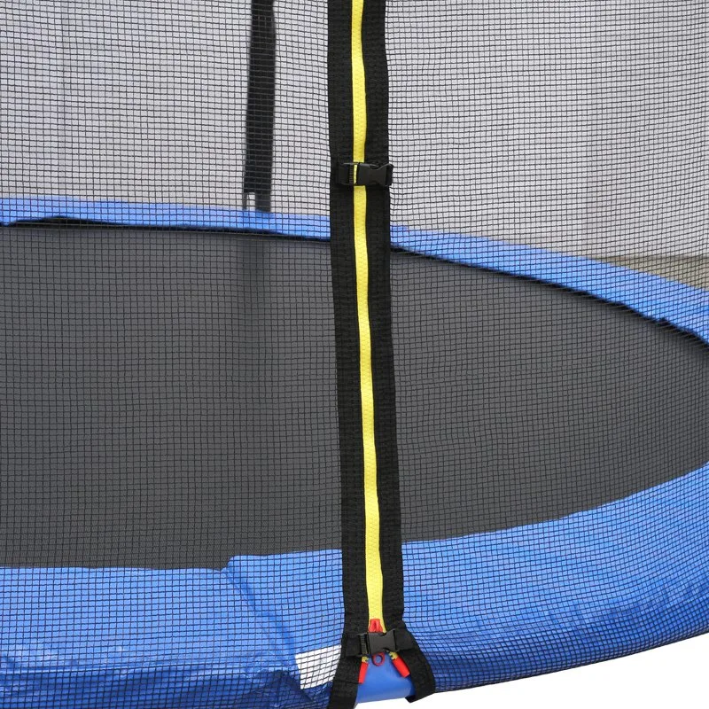 6FT 8FT 10FT 14FT Trampolines élastiques pour adultes et enfants, étanches et récréatifs, avec filet de protection pour une utilisation en extérieur.