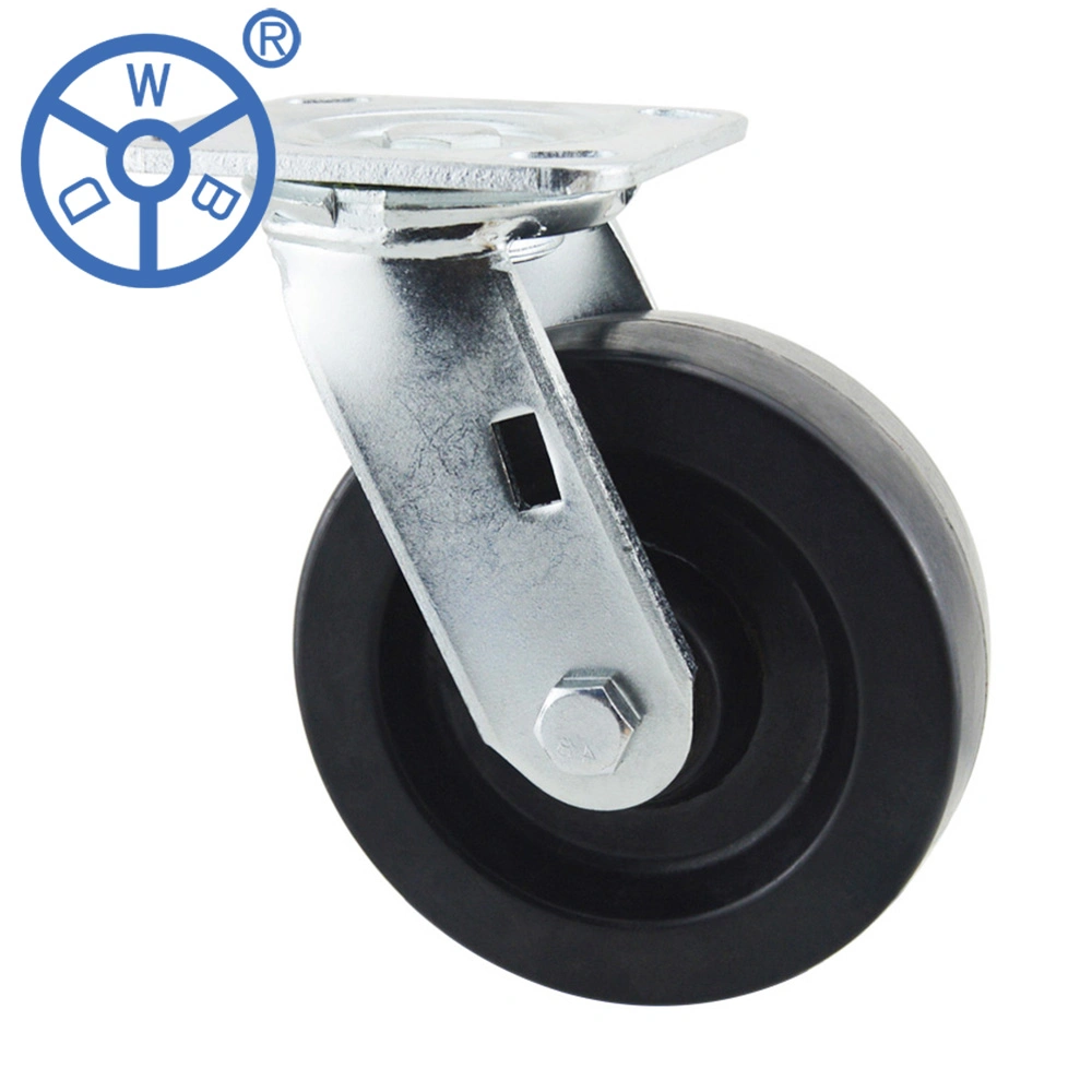 Industrial PP Wheel 100mm Heavy Duty Caster Wheel Double Ball Bearing America Type Lockable Caster