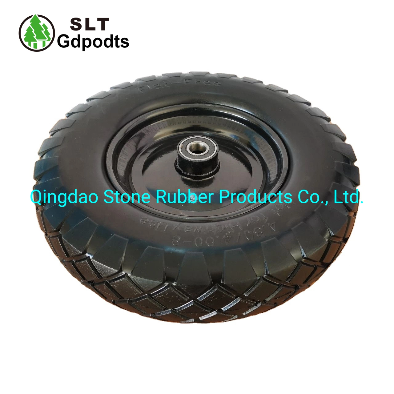 16X4.00-8 Solid PU Foam Wheel for Wheelbarrows and Carts