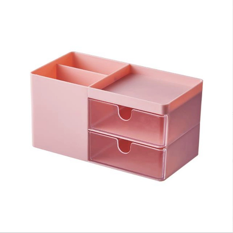 Desk Storage Plastic Drawer Office Student Stationery Pencil Holder