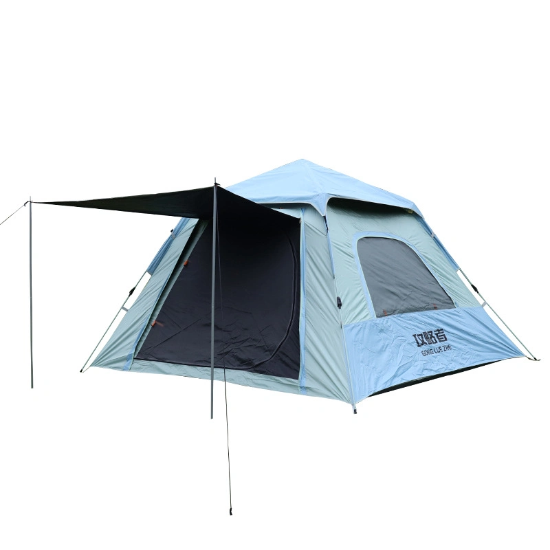 Camping Tent Exterior Folding Equipamento de Campo Portátil Camping noite chuva Espessamento da proteção proteção solar automática em praia