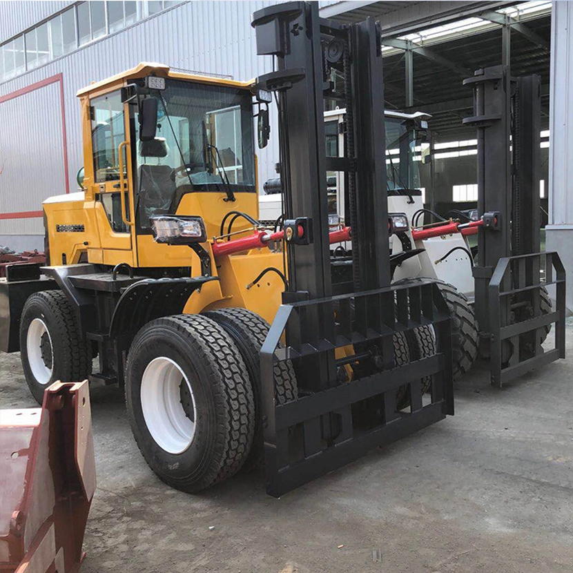 Cheap Forklifts 6 Ton Diesel Used 4X4 Diesel Trucks off-Road Forklift Articulated