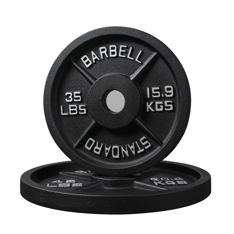 Certificated Home Gym Exercise Equipment Cheap Barbell Plates Standard Weight Plates