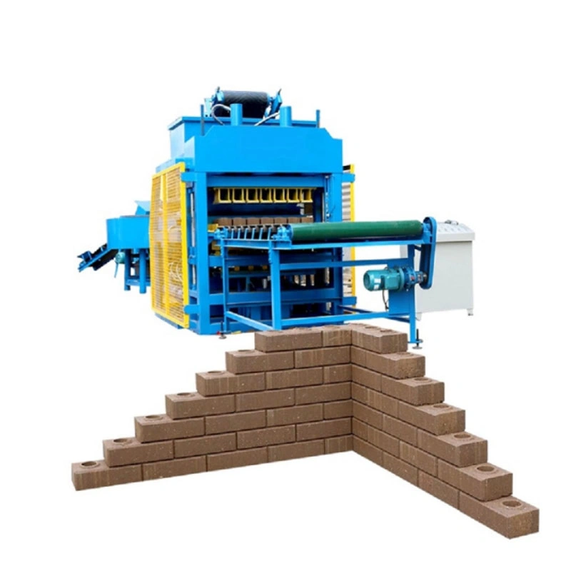 TF4-10 Automatic Hydraulic Clay Interlocking Brick Machine Compressed Earth Block Making Machine