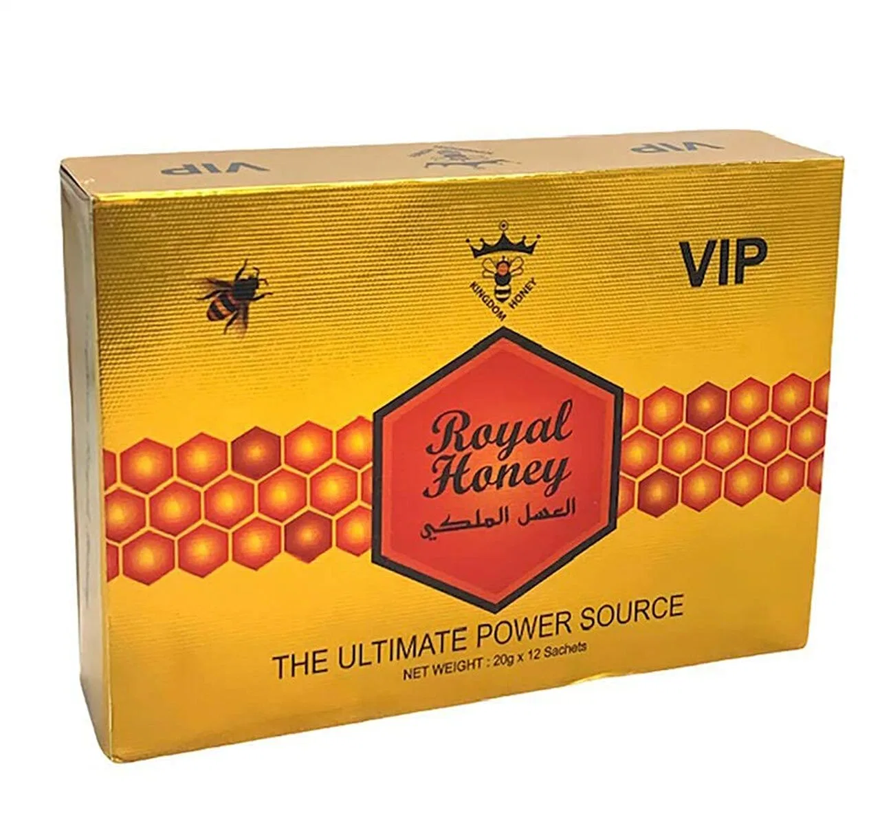 Royal Honey for Him Gold 12 Sachets 20 G Honey