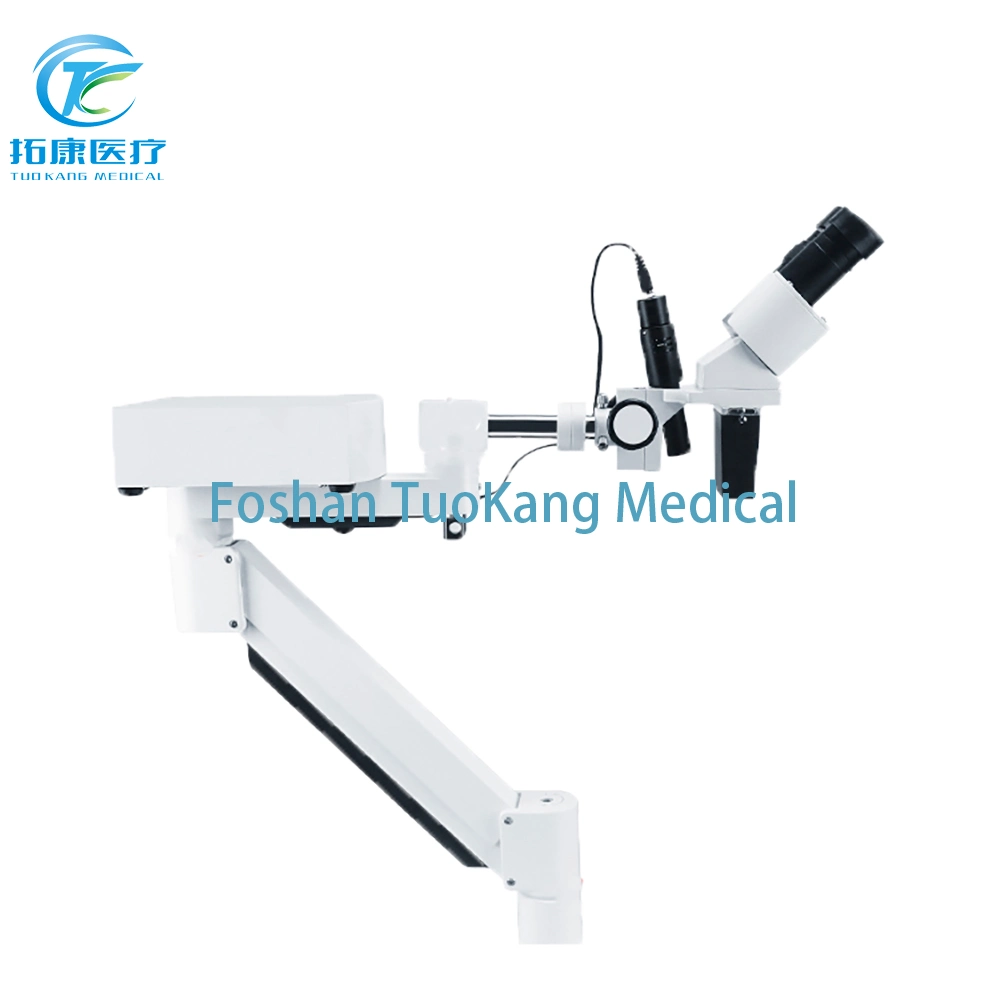 Portable LED Ophthalmic Optical Dental Endodontic Microscope of Dental Equipment Clip Type Install on Dental Unit Chair