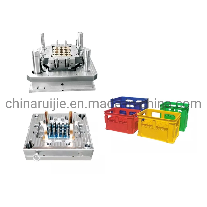 Custom Precious Plastic Resin Crate Mold Tool Storage Turnover Box Injection Mould