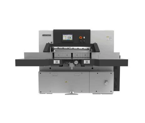 Máquina de corte de papel automático industrial Programa Control de papel cortadora de guillotina (92K)