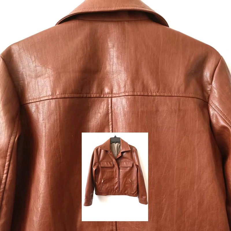 Sheepskin Leather Blazer Jackets Winter Faux Suede Motorcycle Outwear Bomber