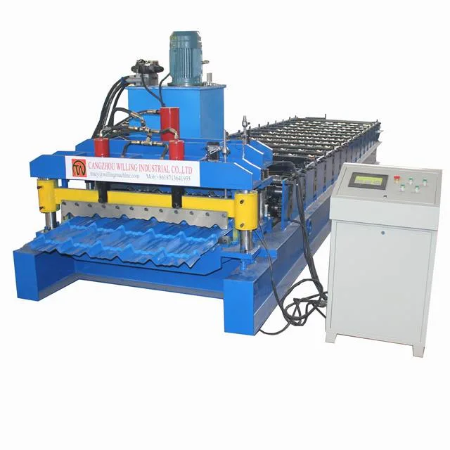 Colorful Steel Roofing Glazed Tile Roll Forming Making Machines for Building Material