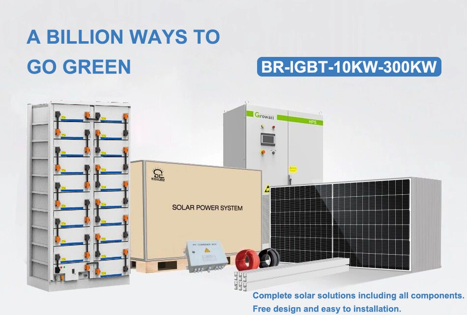 Solar Power Energy Systems 50kw 100kw Solar Power Backup System Solar Energy off Grid Solar with Battery