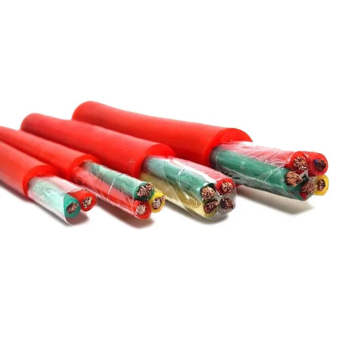 Ygc 0.6/1kv 2.5-300mm&sup2; 1-5 Core High Temperature Resistant Flame Retardant Silicone Rubber Insulated Soft Copper Core Power Cable