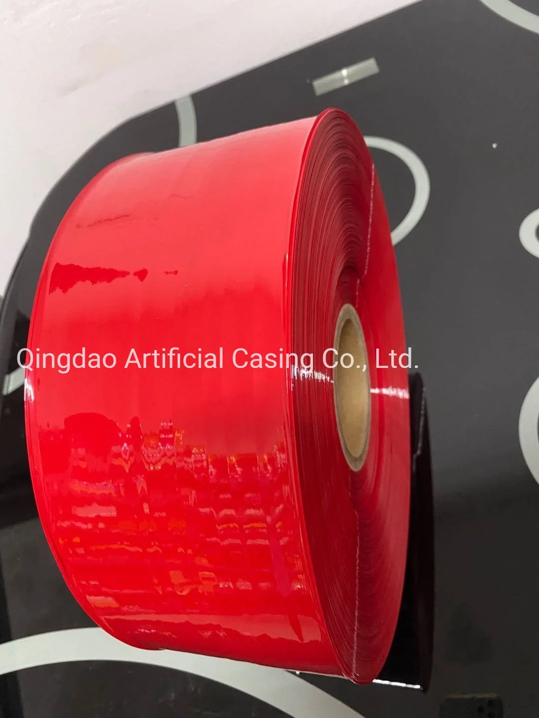 Red Color Shirred Polyamide Casing Flat Width 50mm for Australian Market